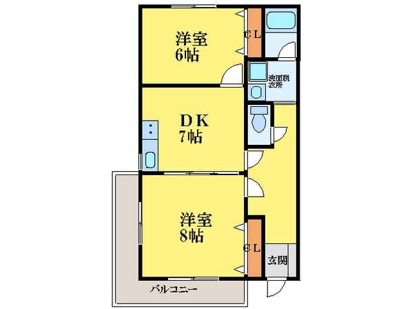 北野ビルの物件間取画像